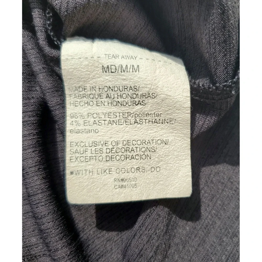 Under Armour T-Shirt Men's Medium Loose Fit Dark Gray Gym Wear‎ Athletic Workout
